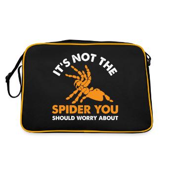 ce n’est pas l’araignée dont vous devriez vous soucier Design - Sac Retro - noir/or - Dos