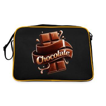 CHOCOLAT - Sac Retro - noir/or - Dos