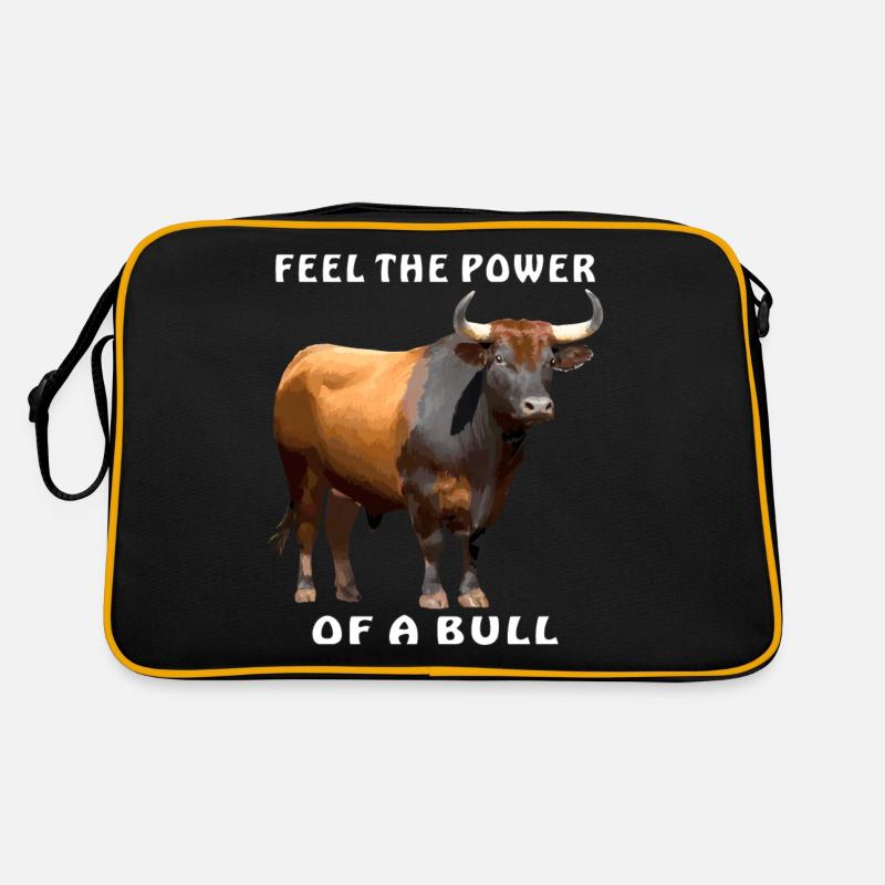 RESSENTEZ LA PUISSANCE D’UN TAUREAU Sac Retro