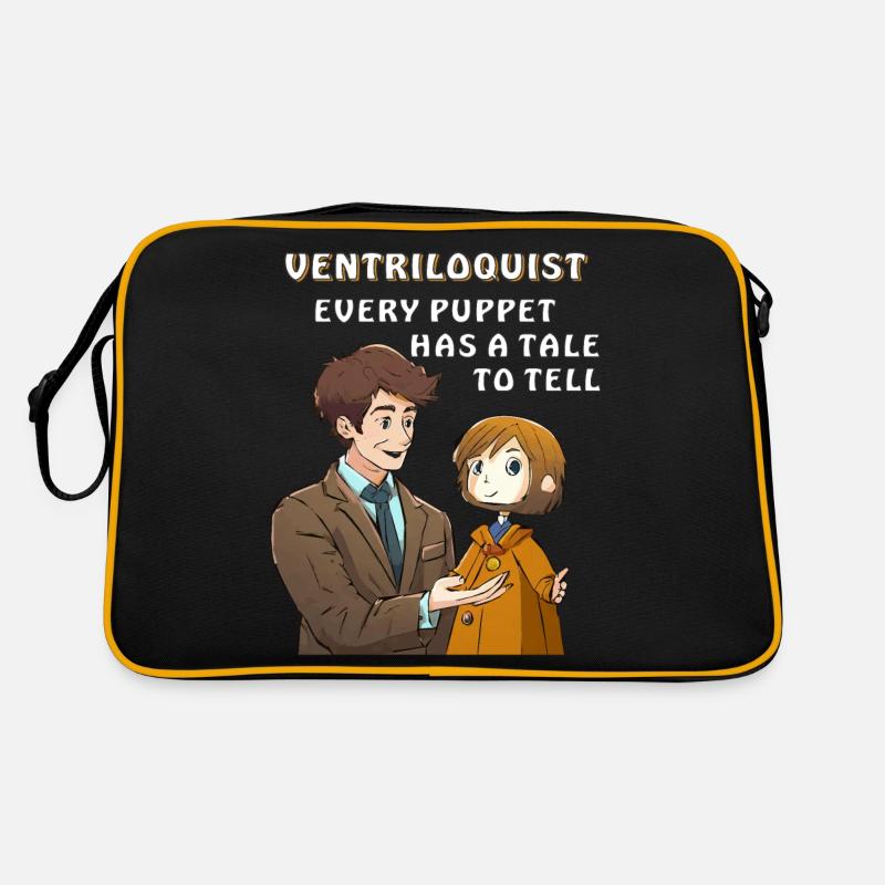 BAUCHREDNER EVERY PUPPET HAS A TALE TO Retro Tasche
