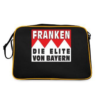 LA FRANCONIE L’ÉLITE DE LA BAVIÈRE - Sac Retro - noir/or - Dos
