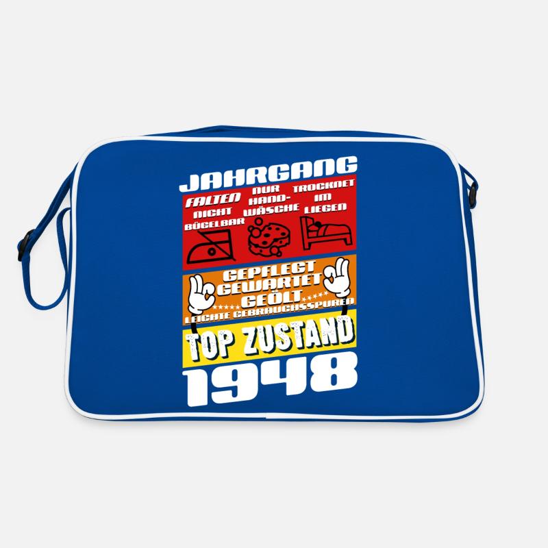 77 ans millésime 1948 anniversaire Sac Retro