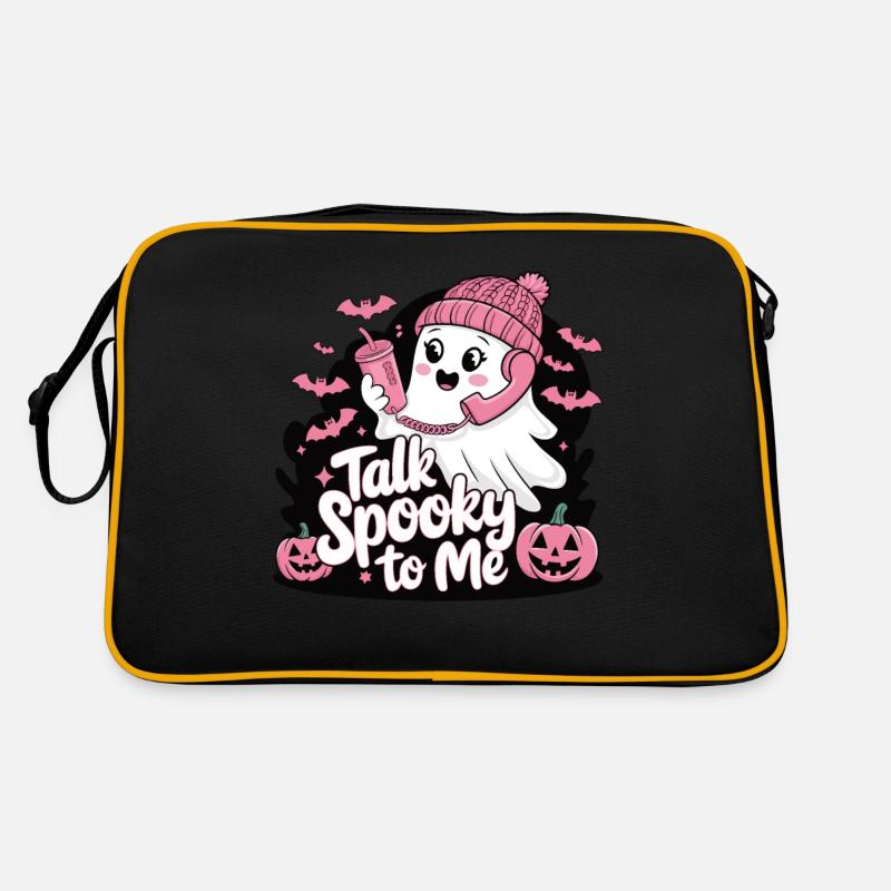 Halloween Ghost Funny Talk Effrayant pour moi Sac Retro