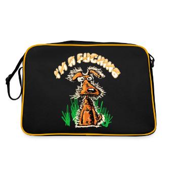 Je suis une de joie - Sac Retro - noir/or - Dos
