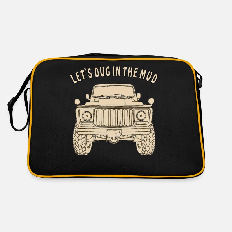 AUTO CREUSONS DANS LA BOUE Sac Retro