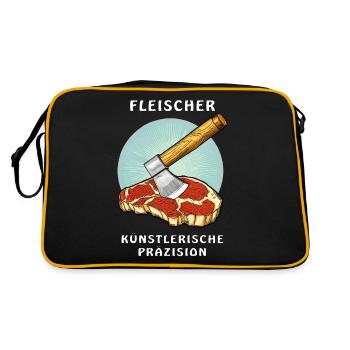PRÉCISION ARTISTIQUE FLEISCHER - Sac Retro - noir/or - Dos