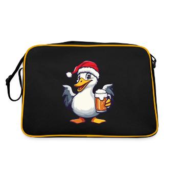 Goose Christmas Beer - Retro Bag - black/gold - Back