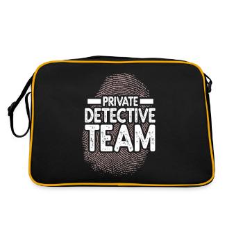 Steampunk Detective Team Detective - Retro Bag - black/gold - Back