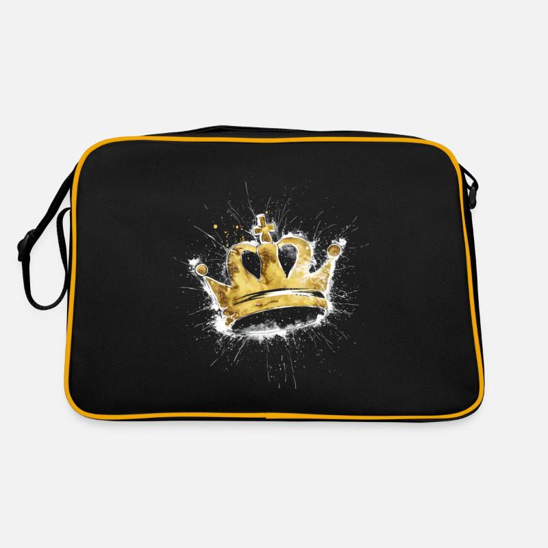 Crown with white color Retro Bag
