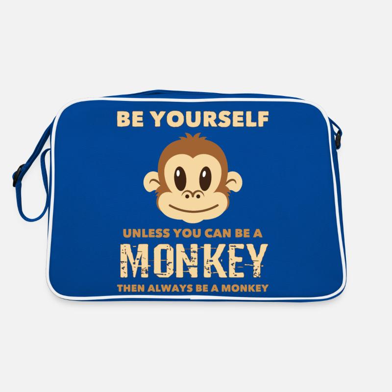 Affengorilla, es sei denn, du kannst Affe sein Retro Tasche