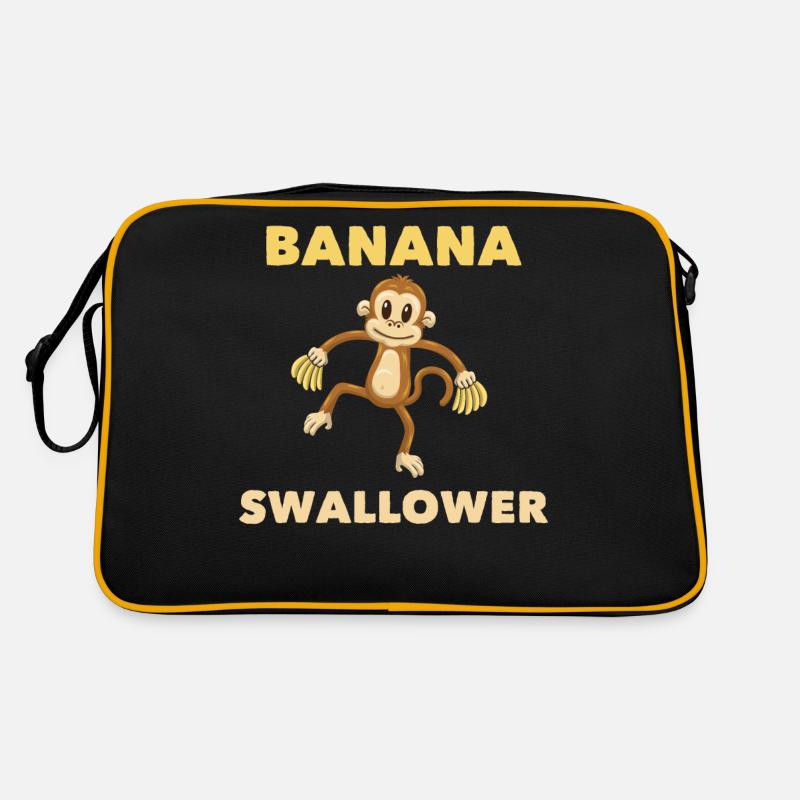Singe Banane Avaleur Gorille Sac Retro