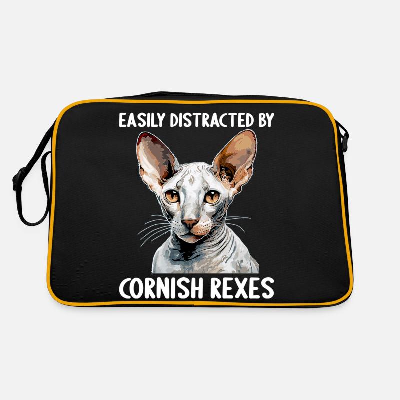 Cornish Rex Leicht abgelenkt von Cornish Rex Retro Tasche