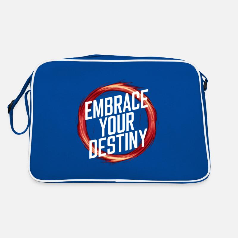 Umarme dein Schicksal Retro Tasche