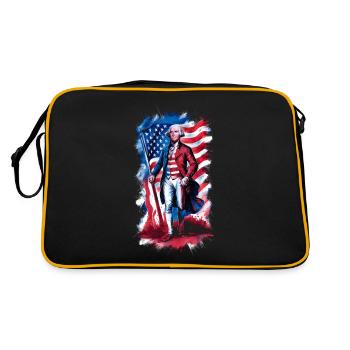 General George Washington - Retro Bag - black/gold - Back