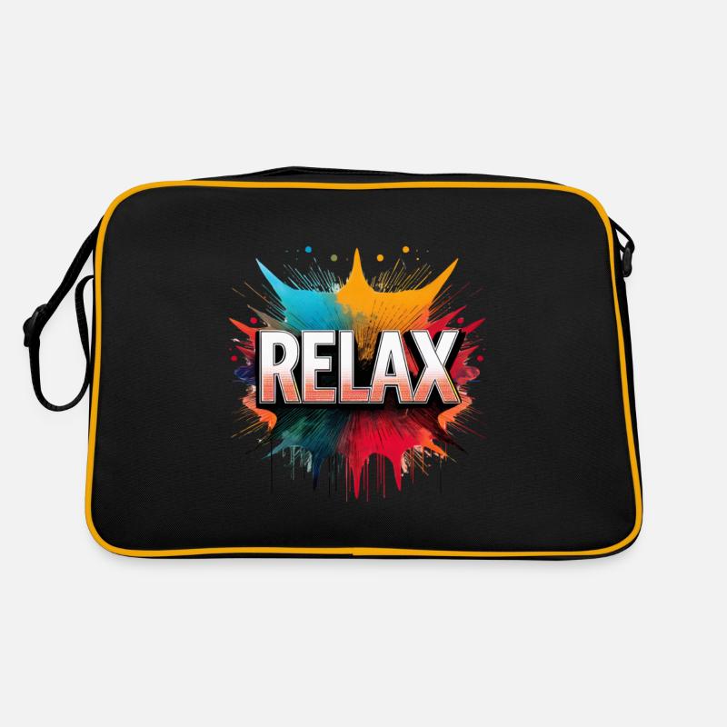 Relax Comic Sound Effect – Bold Pop Art Design Retro Bag
