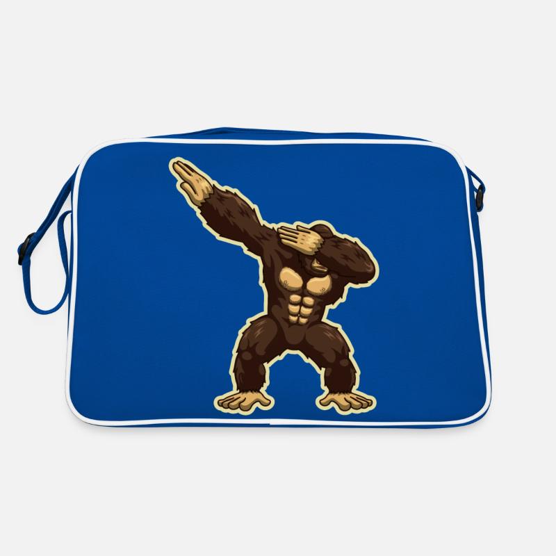 Monkey Chimpanzee Gorilla Dabbing Ape Retro Bag