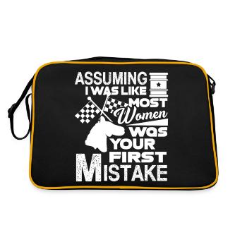 Barrel Racing Women Love Barrel Racing - Retro Bag - black/gold - Back