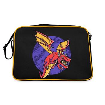 RPG fantastique Dragons Magic Dungeon - Sac Retro - noir/or - Dos