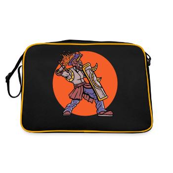 RPG Fantasy Warrior Magic Dungeon - Retro Bag - black/gold - Back