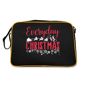 Christmas Everyday Is Christmas - Retro Bag - black/gold - Back