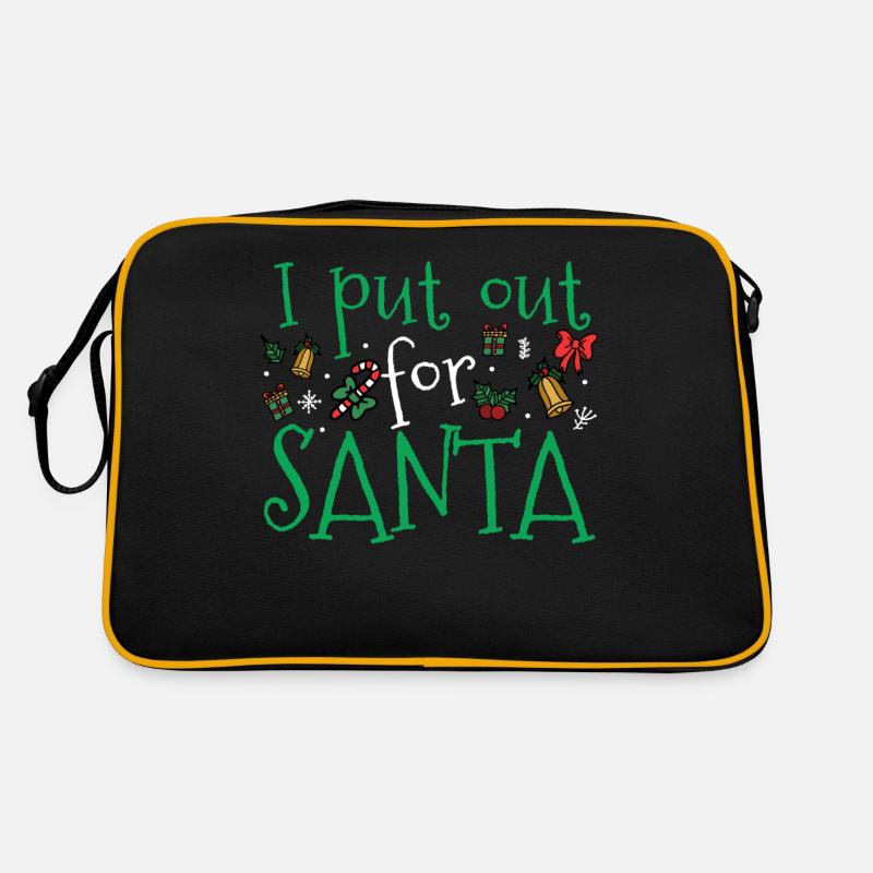 Christmas I Put Out For Santa Retro Bag