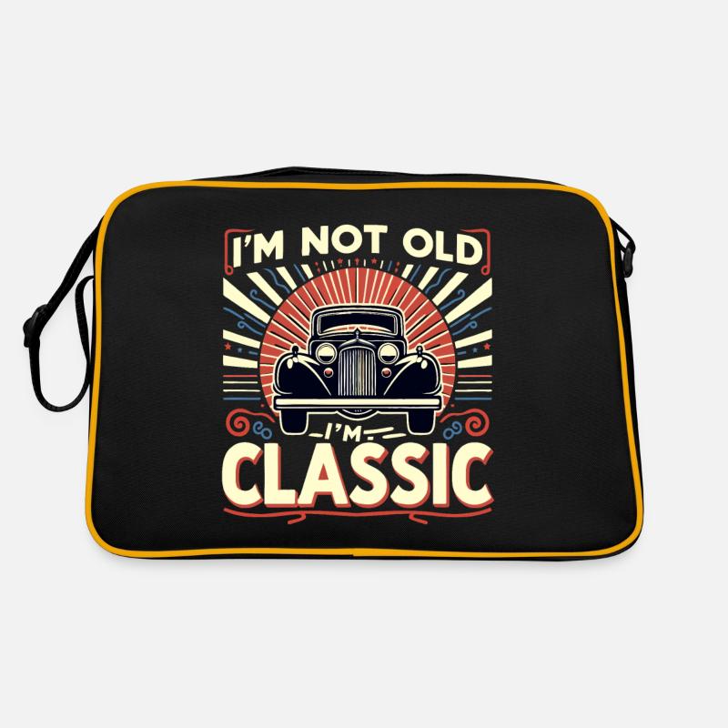 ICH BIN NICHT ALT, ICH BIN KLASSISCH Retro Tasche