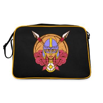 Dieu antique Grec Athéna Mythologie - Sac Retro - noir/or - Dos