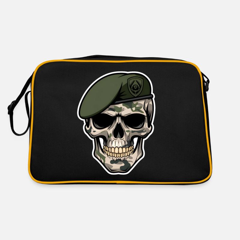 Crâne militaire Sac Retro
