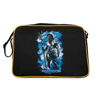 Poseidon Trident - Retro Bag - black/gold - Back