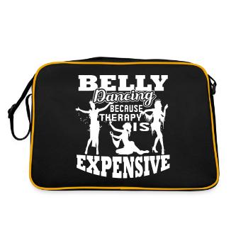 Belly Dancing Cheaper Than Therapy - Retro Bag - black/gold - Back