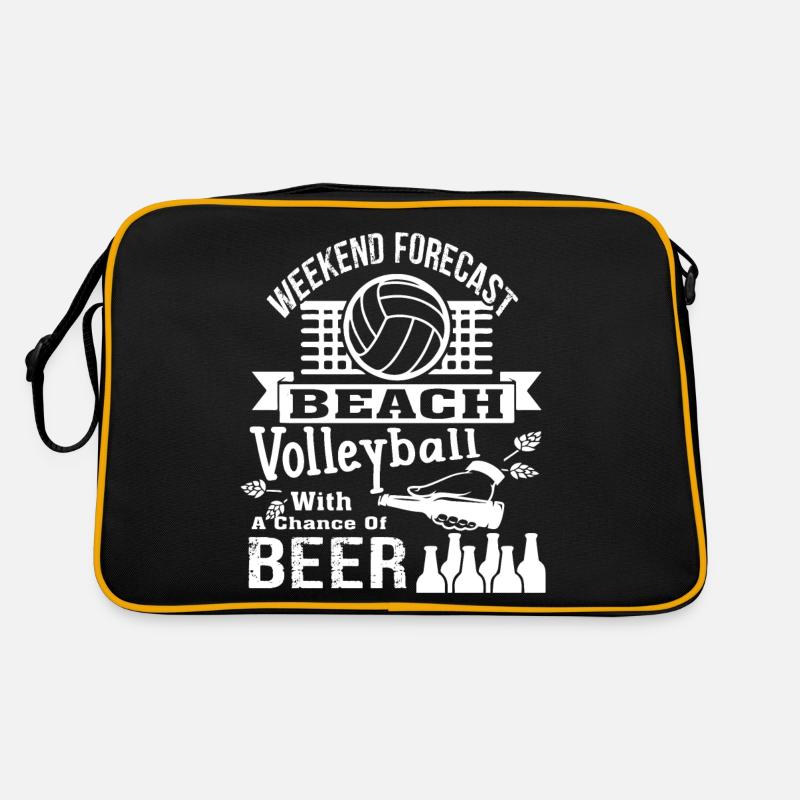 Weekend Forecast Beach Volleyball With A Chance Retro Bag