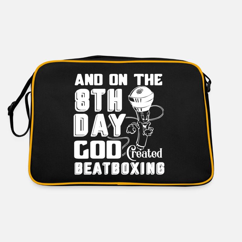 Beatboxing God Created Beatboxing Retro Bag