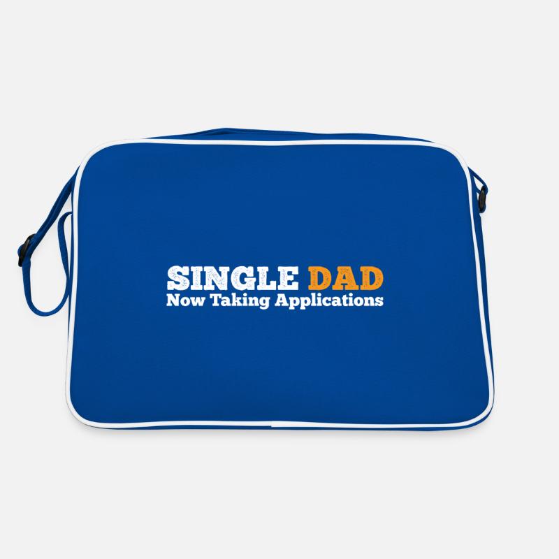 Single Dad taking application funny cool Retro Tasche