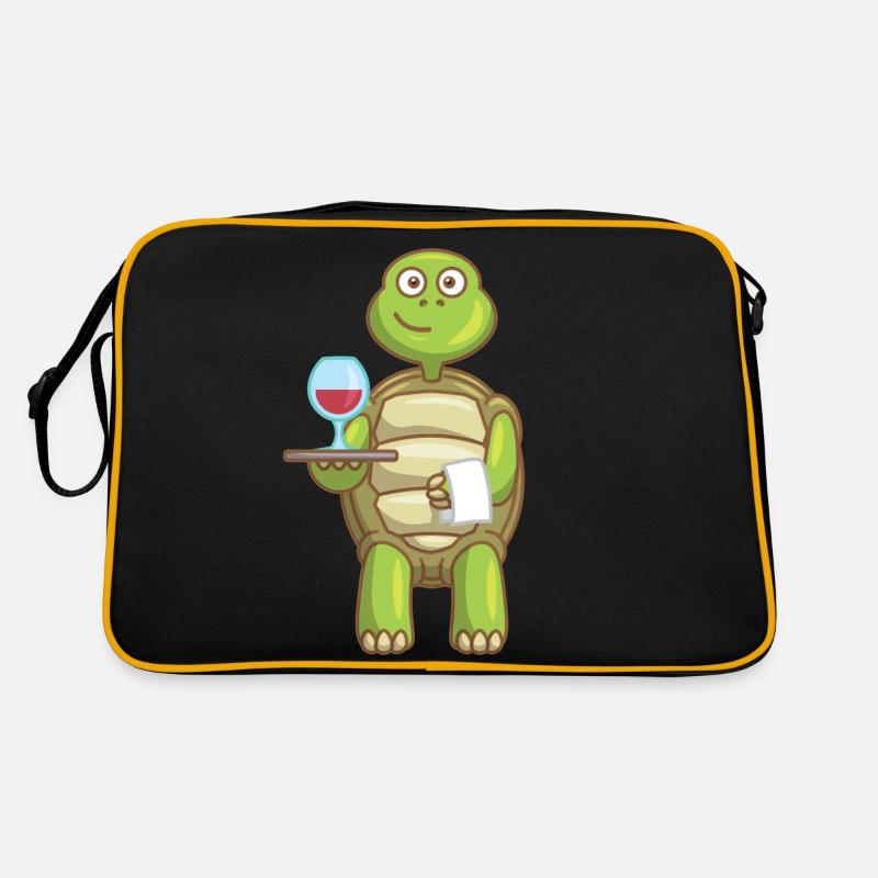 Sea Turtle Ocean Beach Serving Turtle Retro Bag