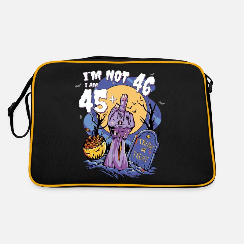 46th Birthday Bash - 45 + Zombie Finger for Retro Bag