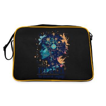 MATHEMATICS - Retro Bag - black/gold - Back