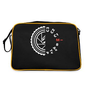Réglage de l’appareil photo Photographie d’image - Sac Retro - noir/or - Dos