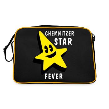 CHEMNITZ STAR FEVER - Retro Bag - black/gold - Back