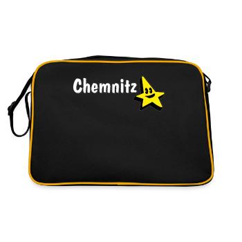 CHEMNITZ STAR FEVER - Retro Bag - black/gold - Back