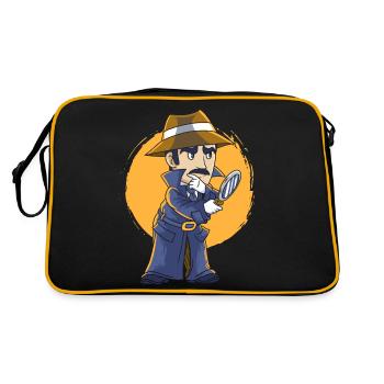 Service Agent Officer Detective - Retro Bag - black/gold - Back