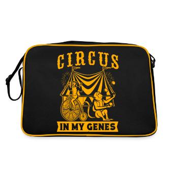 Circus In My Genes Artiste de cirque Costumes Cadeaux - Sac Retro - noir/or - Dos