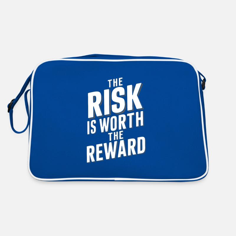 Das Risiko ist die Belohnung wert Retro Tasche