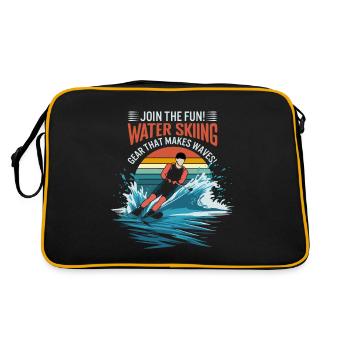 Join the fun! Water skiing gear that makes waves! - Retro Bag - black/gold - Back