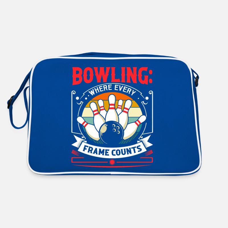 Bowling: Wo jeder Frame zählt! Retro Tasche