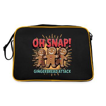 GINGERBREAD - Sac Retro - noir/or - Dos