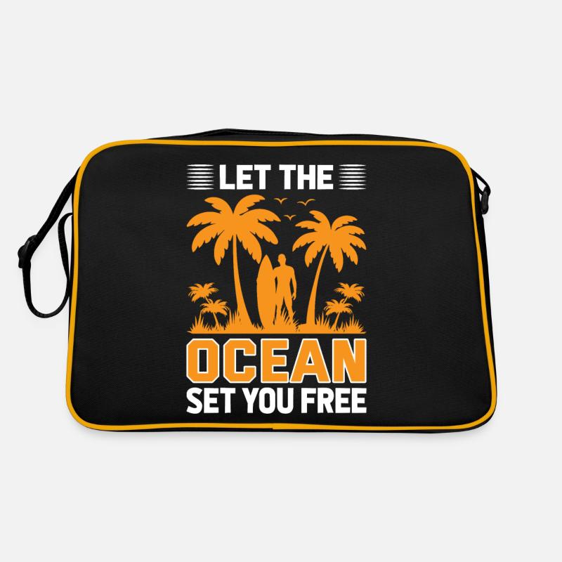 Laissez l’océan vous libérer. Sac Retro