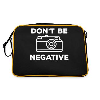 Don't Be Negative Image Photography - Retro Bag - black/gold - Back