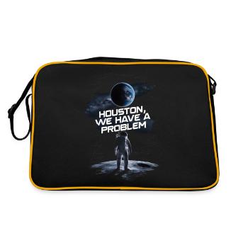 Houston we have a problem Astronaut Spaceman - Retro Bag - black/gold - Back