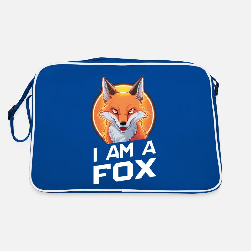 Ich bin ein Fuchs Retro Tasche