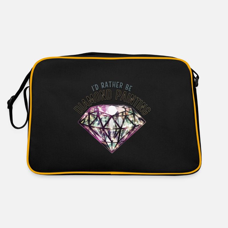 Diamond Painting Diamond Painter Retro Tasche